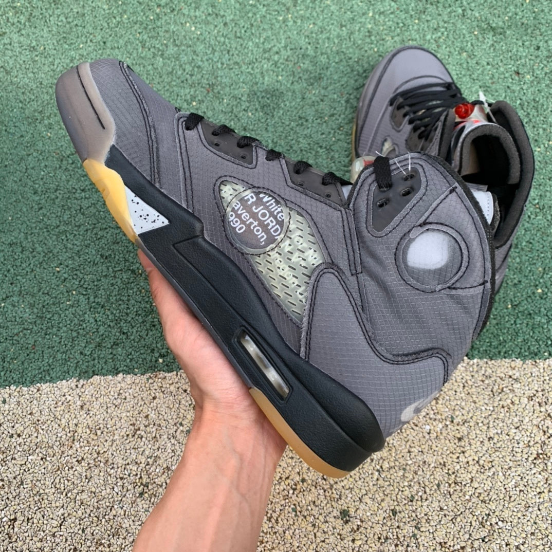 Off-White x Air Jordan 5 Retro SP "Muslin"