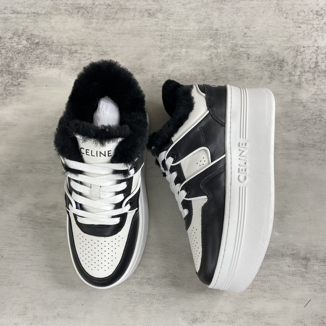 Celine Platform Low-Top "Black-White"