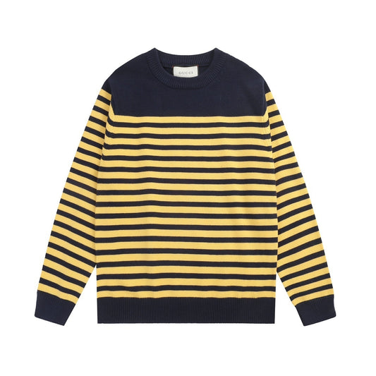 Gucci Striped Sweater "Black-Yellow"