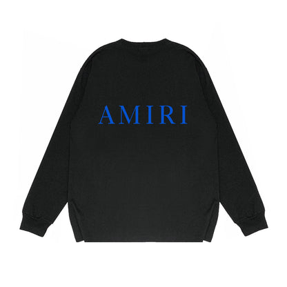 Amiri Core Logo Print Sweatshirt "Black-Blue"