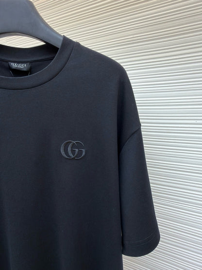 Gucci Rayon Jersey T-shirt with Embroidery "Black"