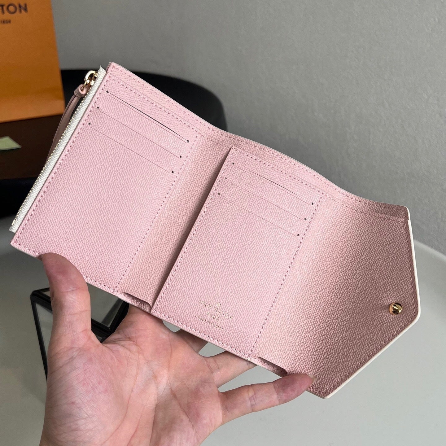 Louis Vuitton Victorine Wallet "Damier Azur Canvas"