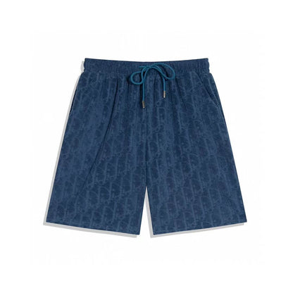 Dior Monogram Jacquard Toweling Shorts "Blue"