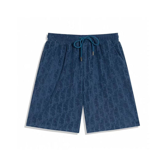 Dior Monogram Jacquard Toweling Shorts "Blue"