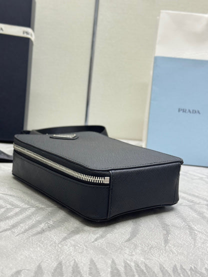 Prada Brique Saffiano Leather Bag