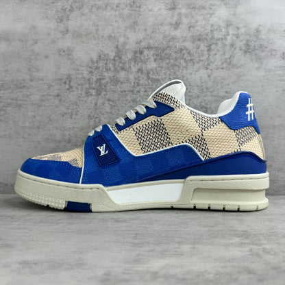 Louis Vuitton Trainers "White-Blue"