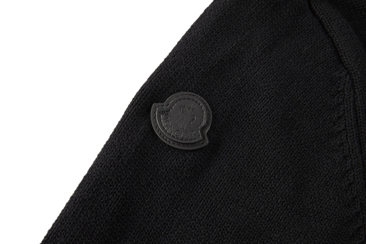 Moncler Wool & Cashmere Blend Jumper "Black"