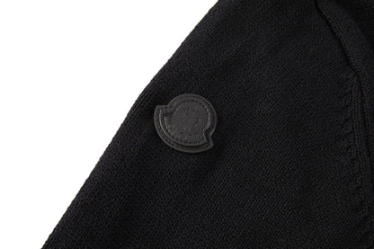 Moncler Wool & Cashmere Blend Jumper "Black"