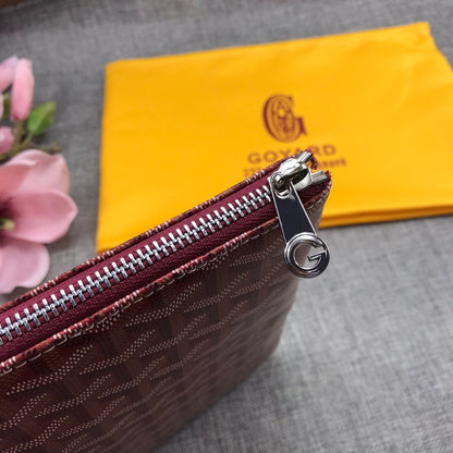 Goyard Sénat MM Pouch "Burgundy"