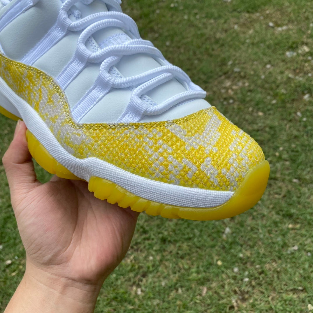 Air Jordan 11 Low "Yellow Snakeskin"