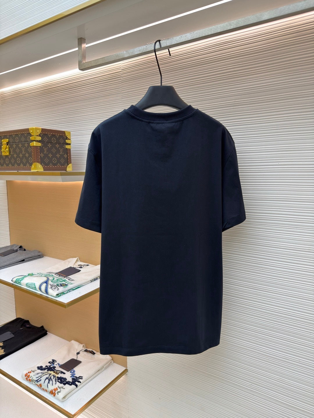 Burberry Cotton T-Shirt "Navy Blue"