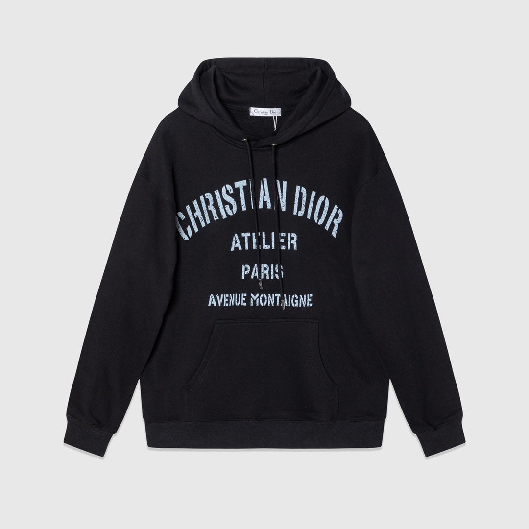 Dior Avenue Montaigne Hoodie "Black"