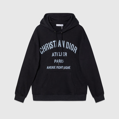 Dior Avenue Montaigne Hoodie "Black"