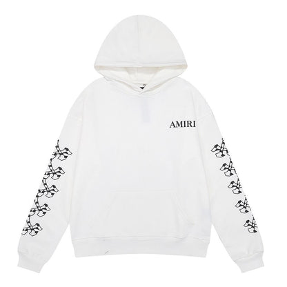 Amiri Checkered Bones Hoodie "White"