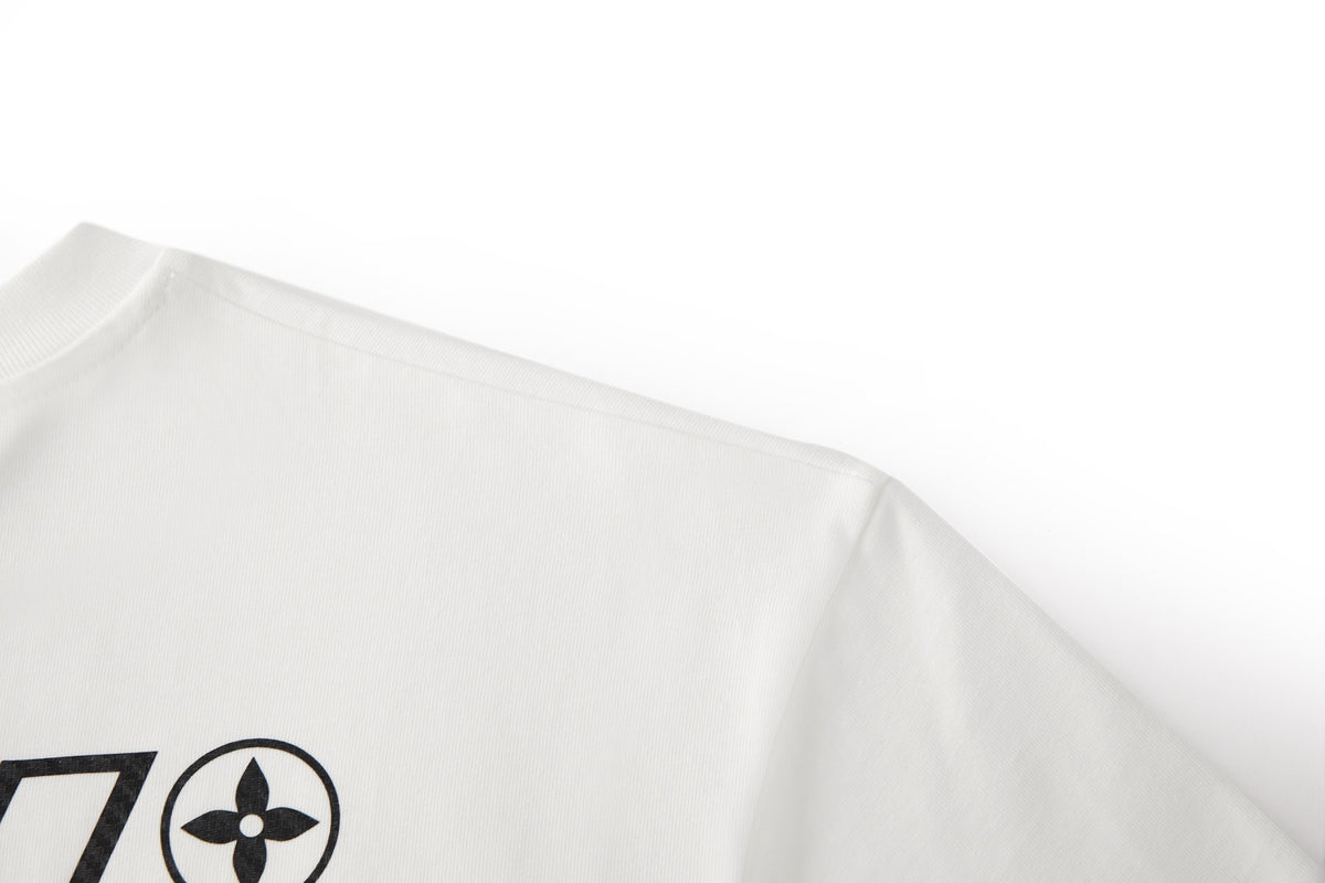 Louis Vuitton Printed Signature T-Shirt "White"