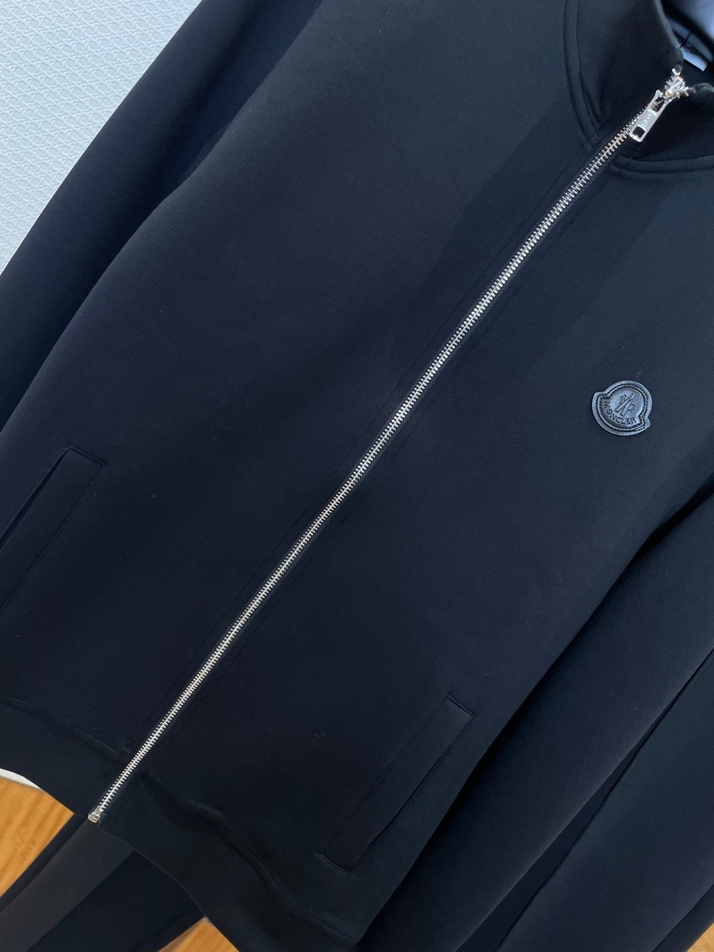 Moncler Zip-Up Sweatshirt "Black"
