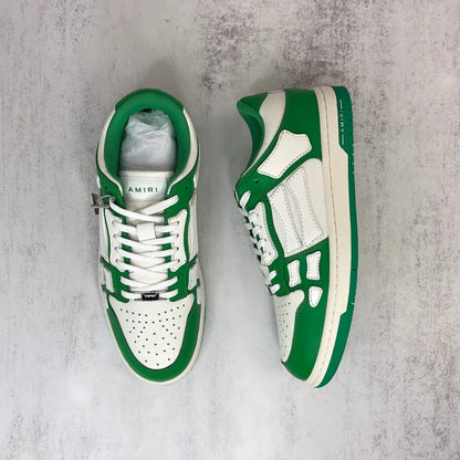 Amiri Skel Top Low "White-Green"
