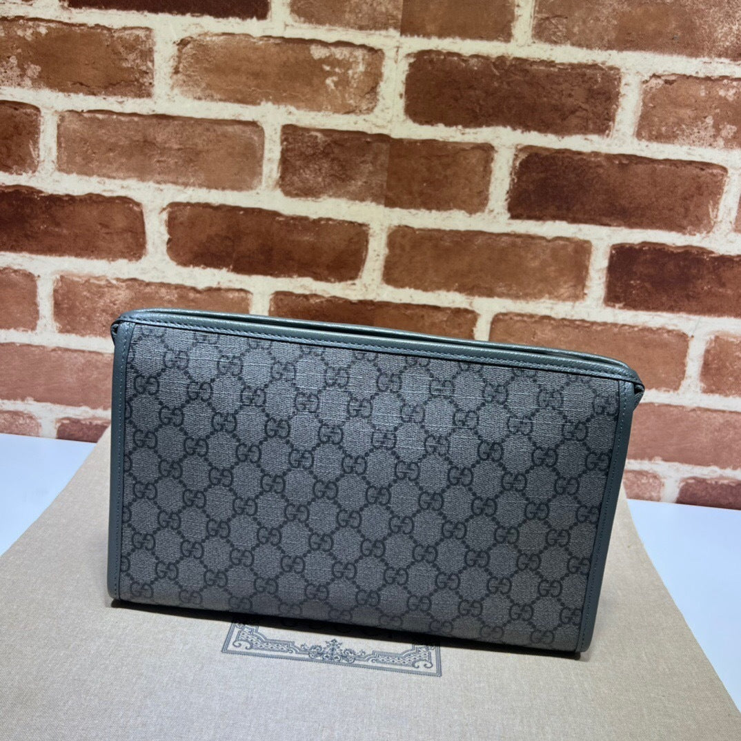 Gucci Ophidia GG Pouch in Supreme Canvas