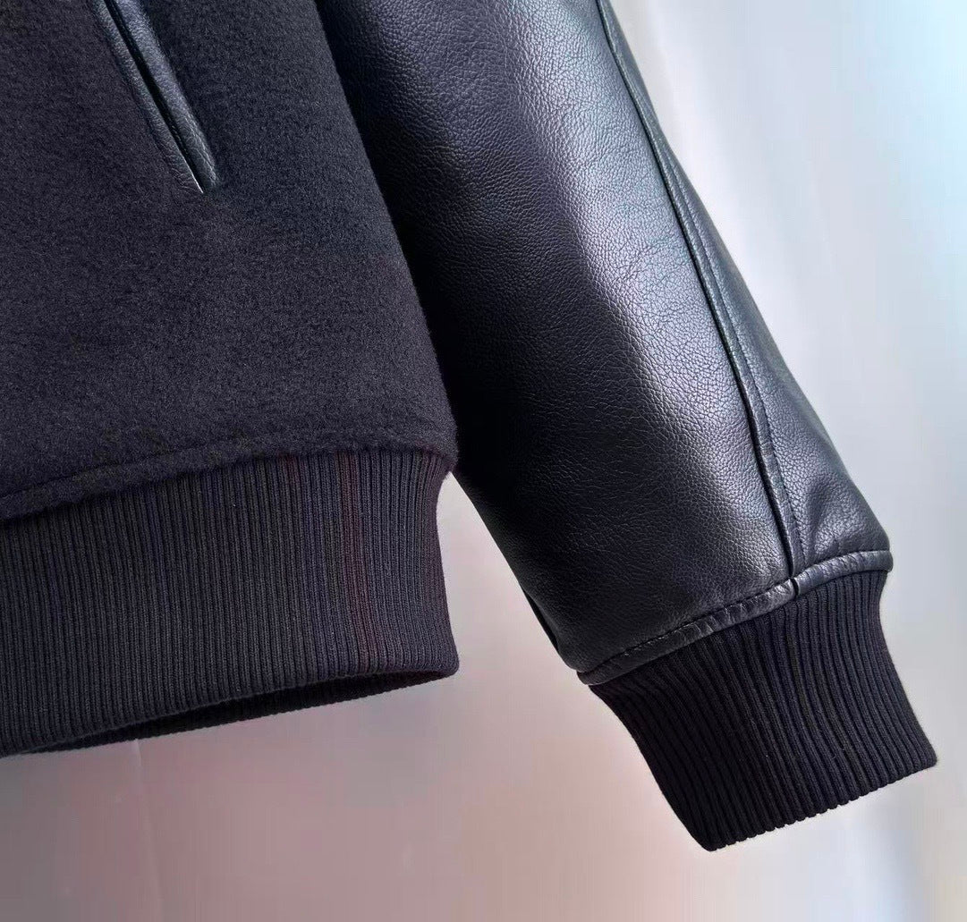 Givenchy Bomber Jacket with Givenchy Paris Embroidery "Black"