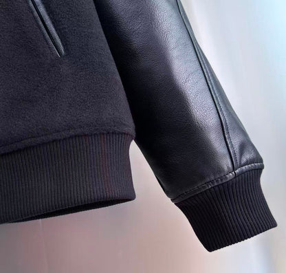 Givenchy Bomber Jacket with Givenchy Paris Embroidery "Black"
