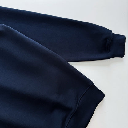Gucci Cotton Jersey Sweatshirt with Embroidery "Dark Blue"