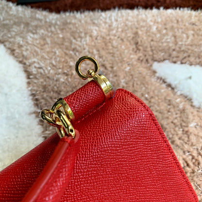 Dolce & Gabbana Dauphine-Print Calfskin Mini Bag