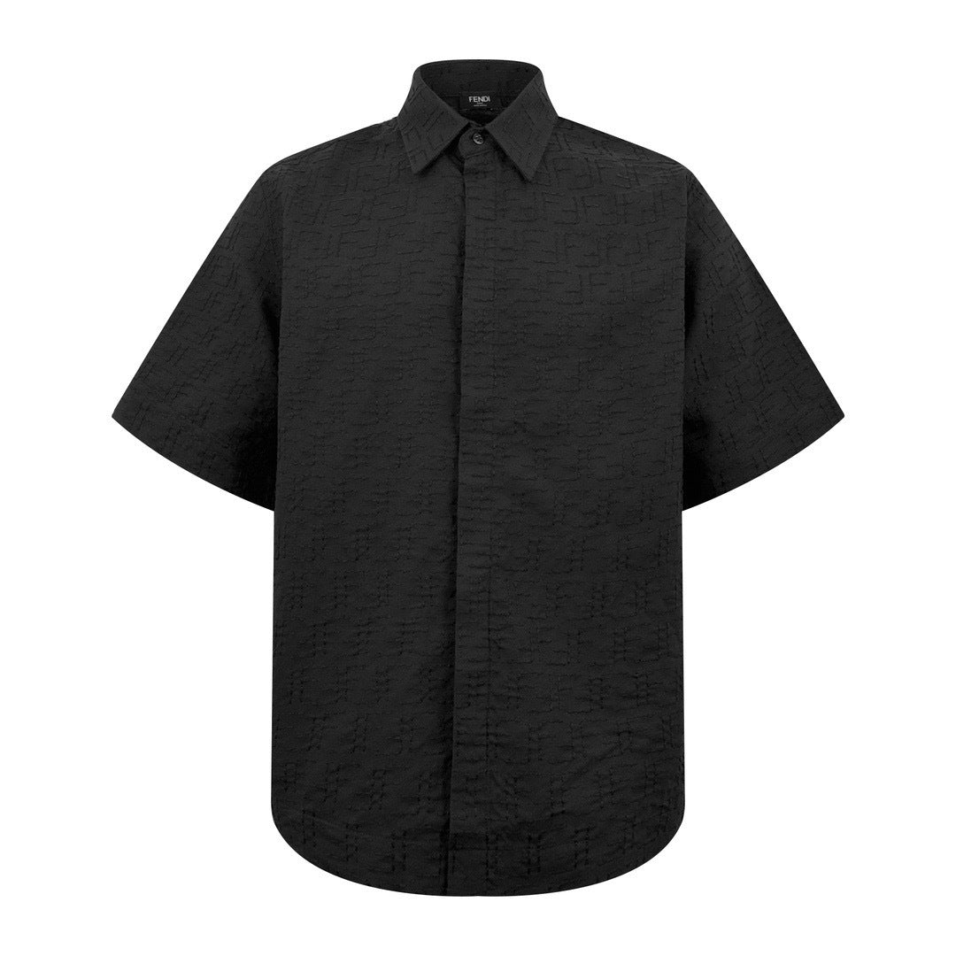 Fendi FF Monogram Short Shirt "Black"
