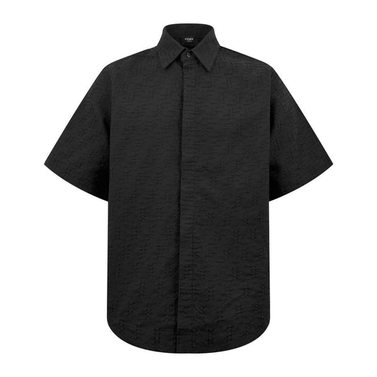 Fendi FF Monogram Short Shirt "Black"