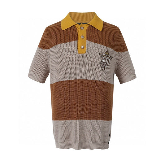 Fendi Cotton Knit Polo T-Shirt "Multicolour"