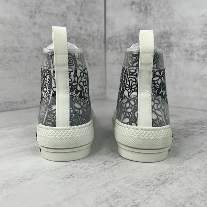 Dior x Shawn B23 High Top "Black-White Embroidery"