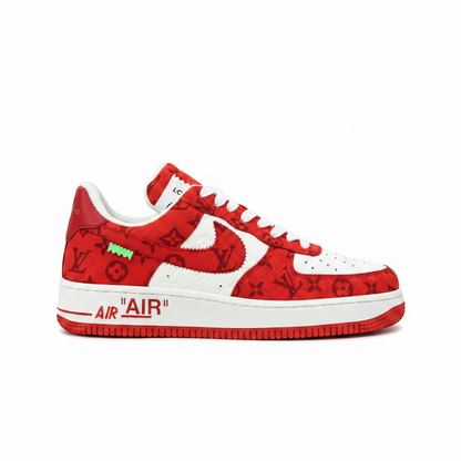 Louis Vuitton x Nike Air Force 1 "Red-White"