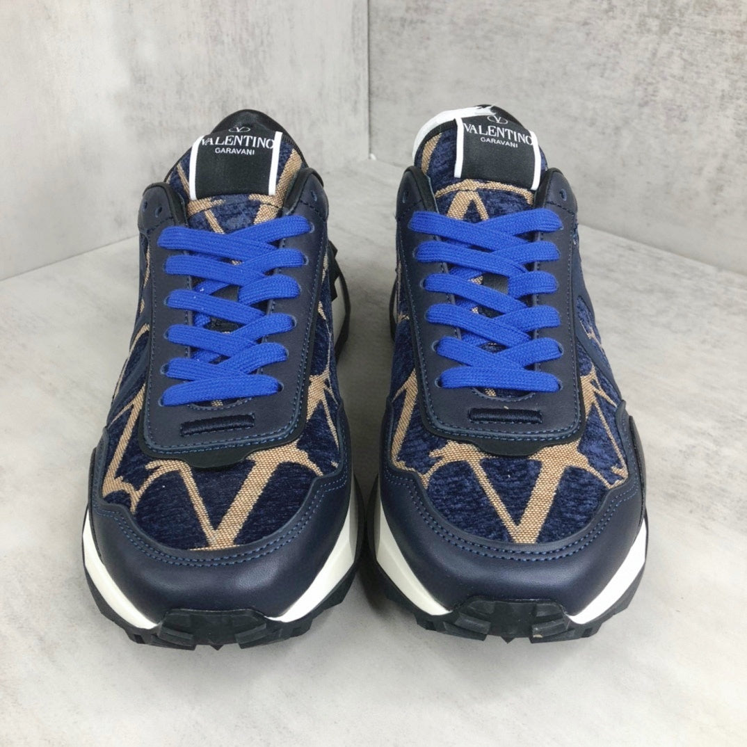 Valentino Garavani Netrunner "Blue-Black-Beige Monogram"
