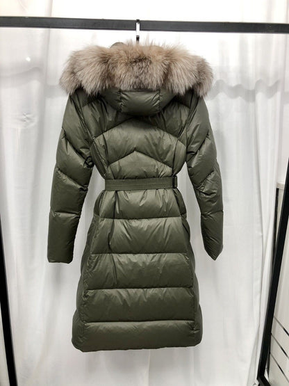 Moncler Lalteron Long Down Jacket "Green"