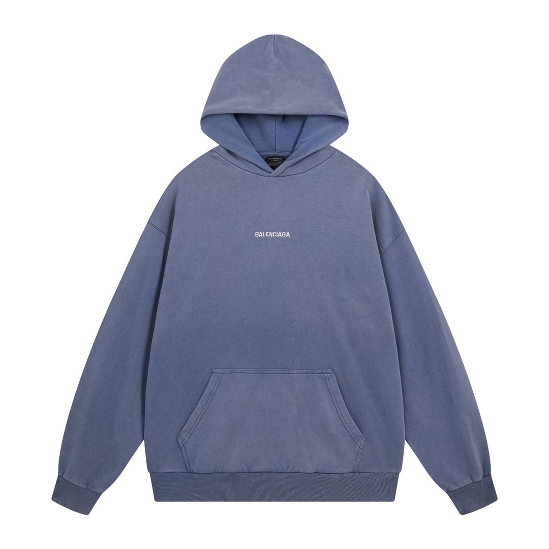 Balenciaga Hoodie "Blue-White"