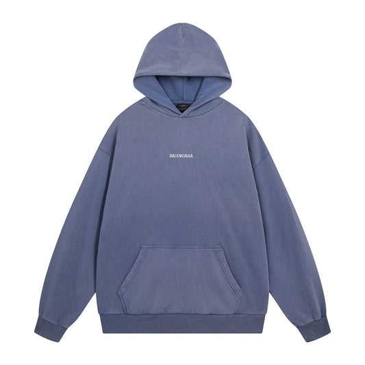 Balenciaga Hoodie "Blue-White"