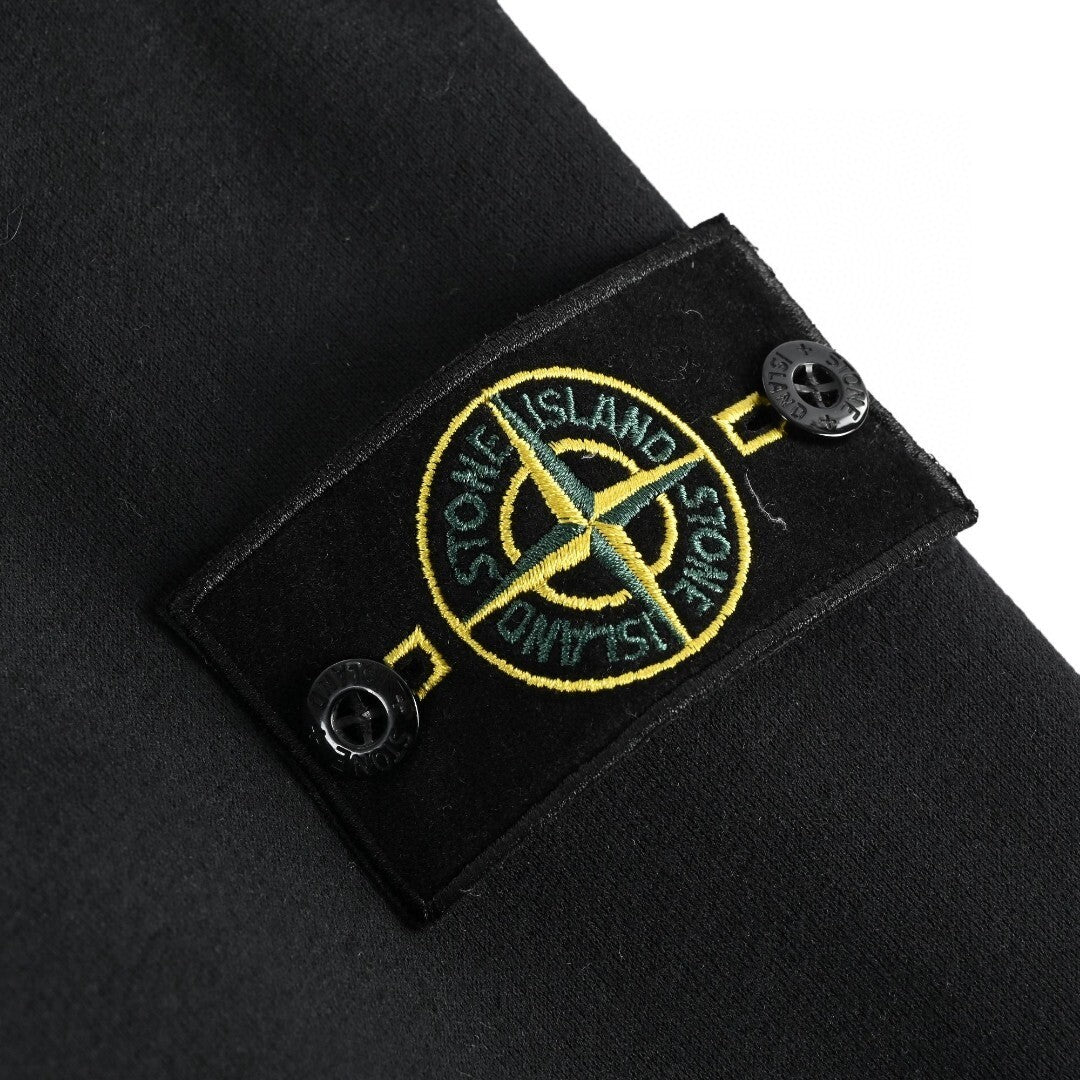 Stone Island Half-Zip Sweatshirt "Black"
