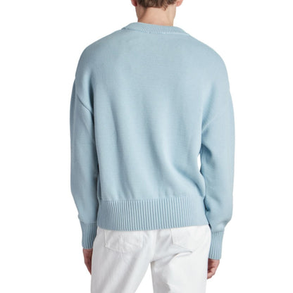 AMI Paris Ami De Coeur Sweater "Pastel Blue"