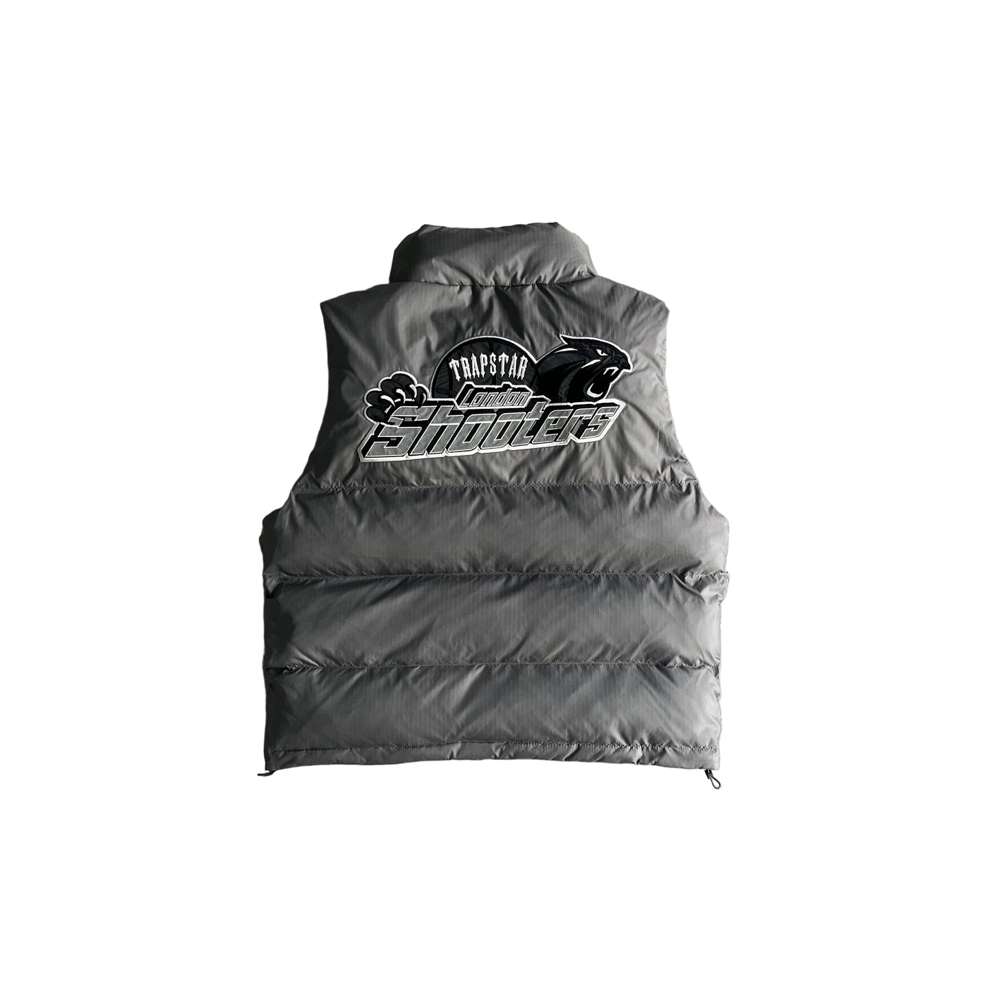 Trapstar Shooters Down Vest "Grey-Reflective Logo"