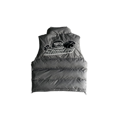 Trapstar Shooters Down Vest "Grey-Reflective Logo"