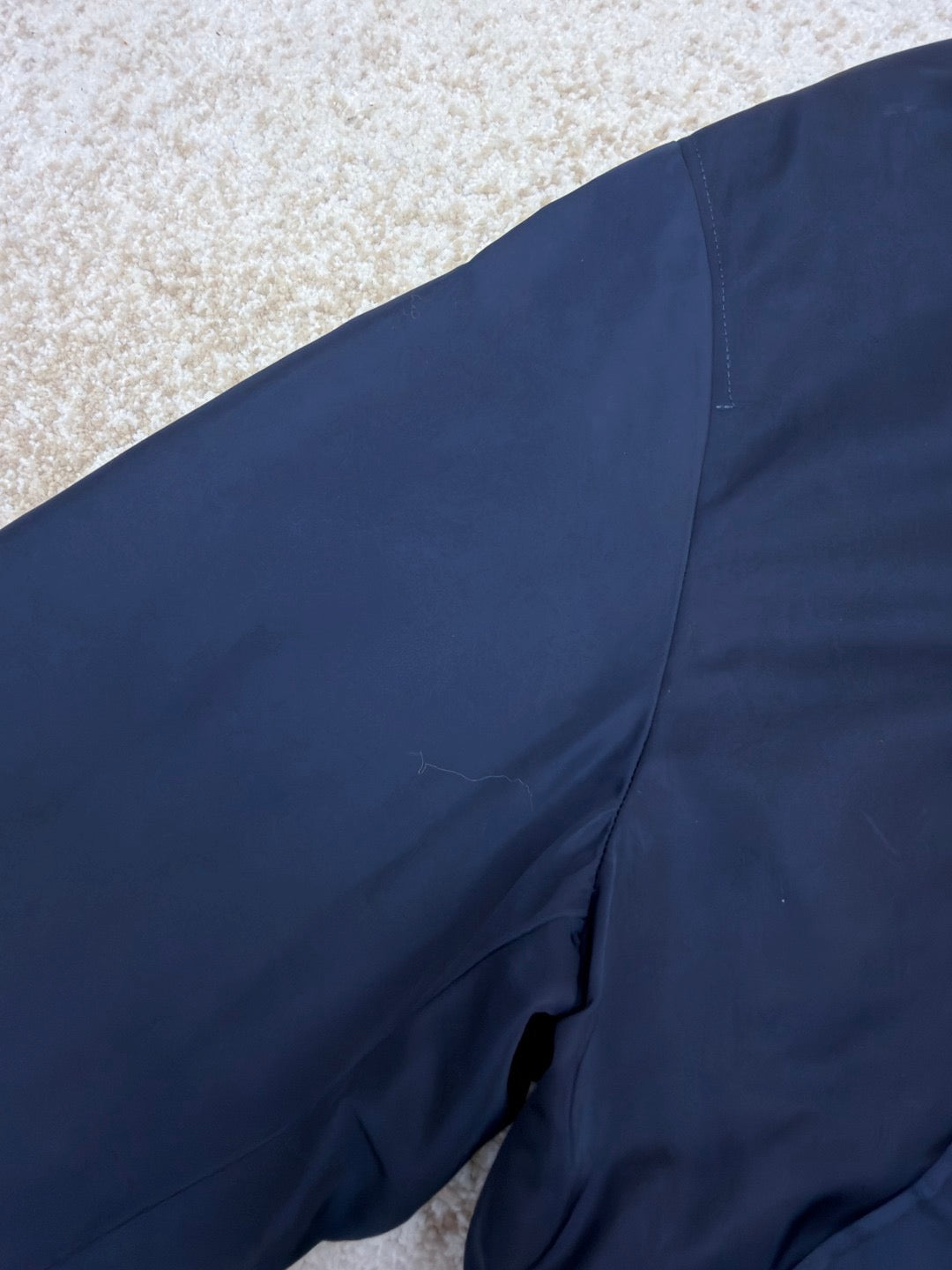 Thom Browne Button-up Tech Flight Jacket "Navy Blue"