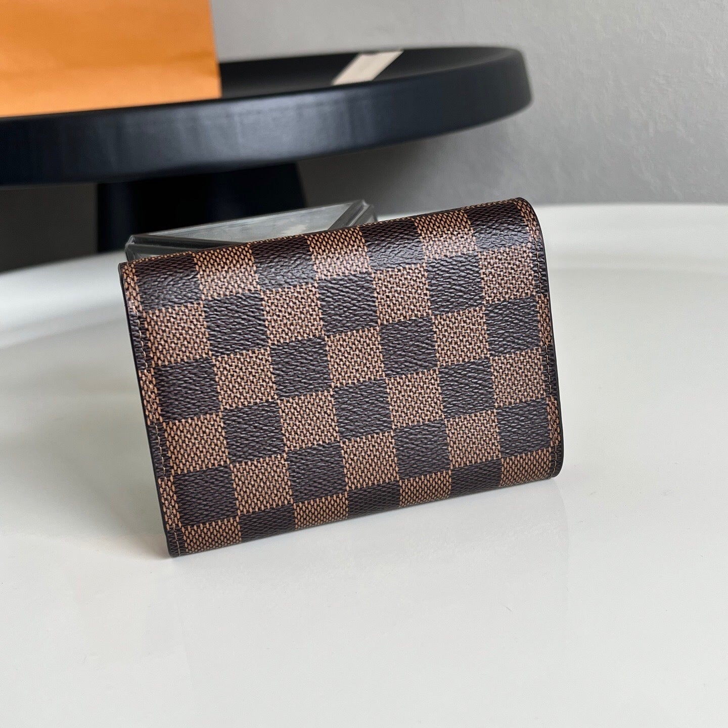 Louis Vuitton Victorine Wallet "Damier Ebene Canvas"