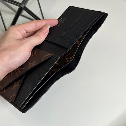 Louis Vuitton Multiple Wallet "Monogram Macassar Canvas"