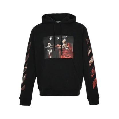 Off-White Caravaggio Hoodie "Black-Red"