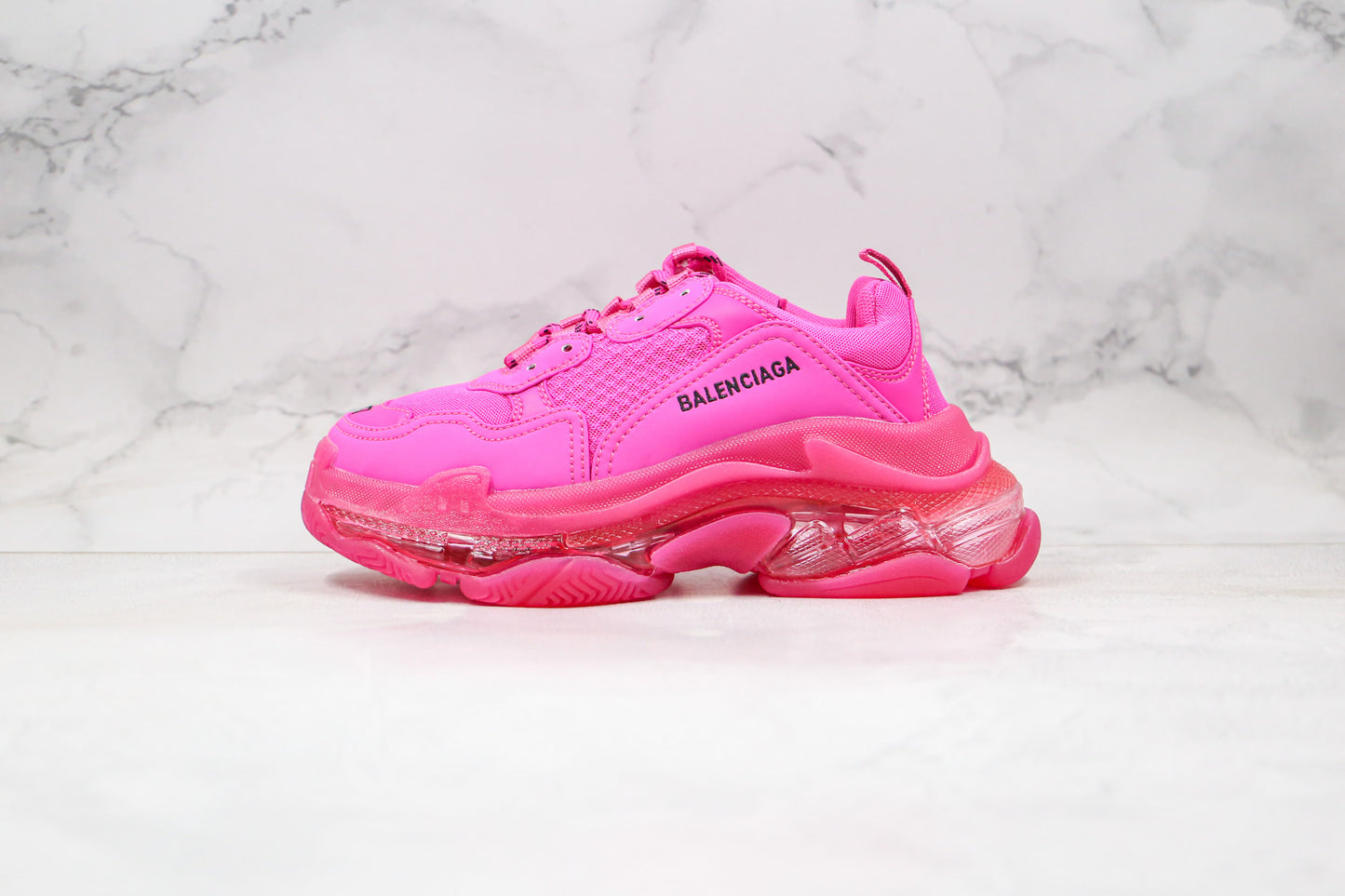 Balenciaga Triple S "Pink Clear Sole"
