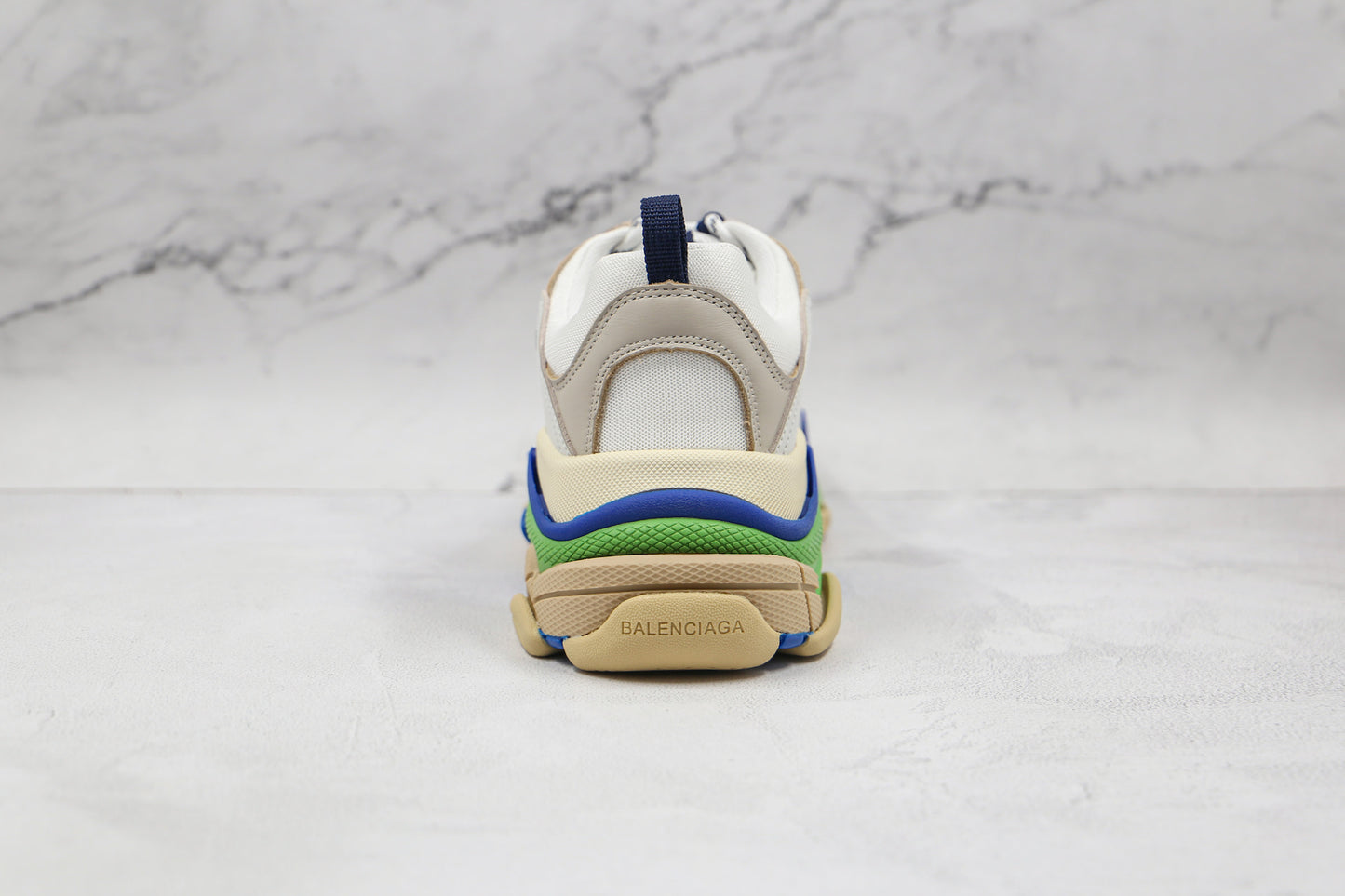 Balenciaga Triple S "Grey-Blue-Green Sole"