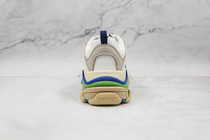 Balenciaga Triple S "Grey-Blue-Green Sole"