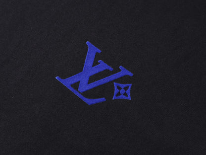Louis Vuitton Graphic Cotton T-Shirt "Black"