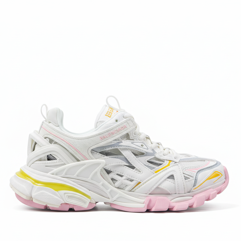 Balenciaga Track 2.0 "White-Yellow-Pink"