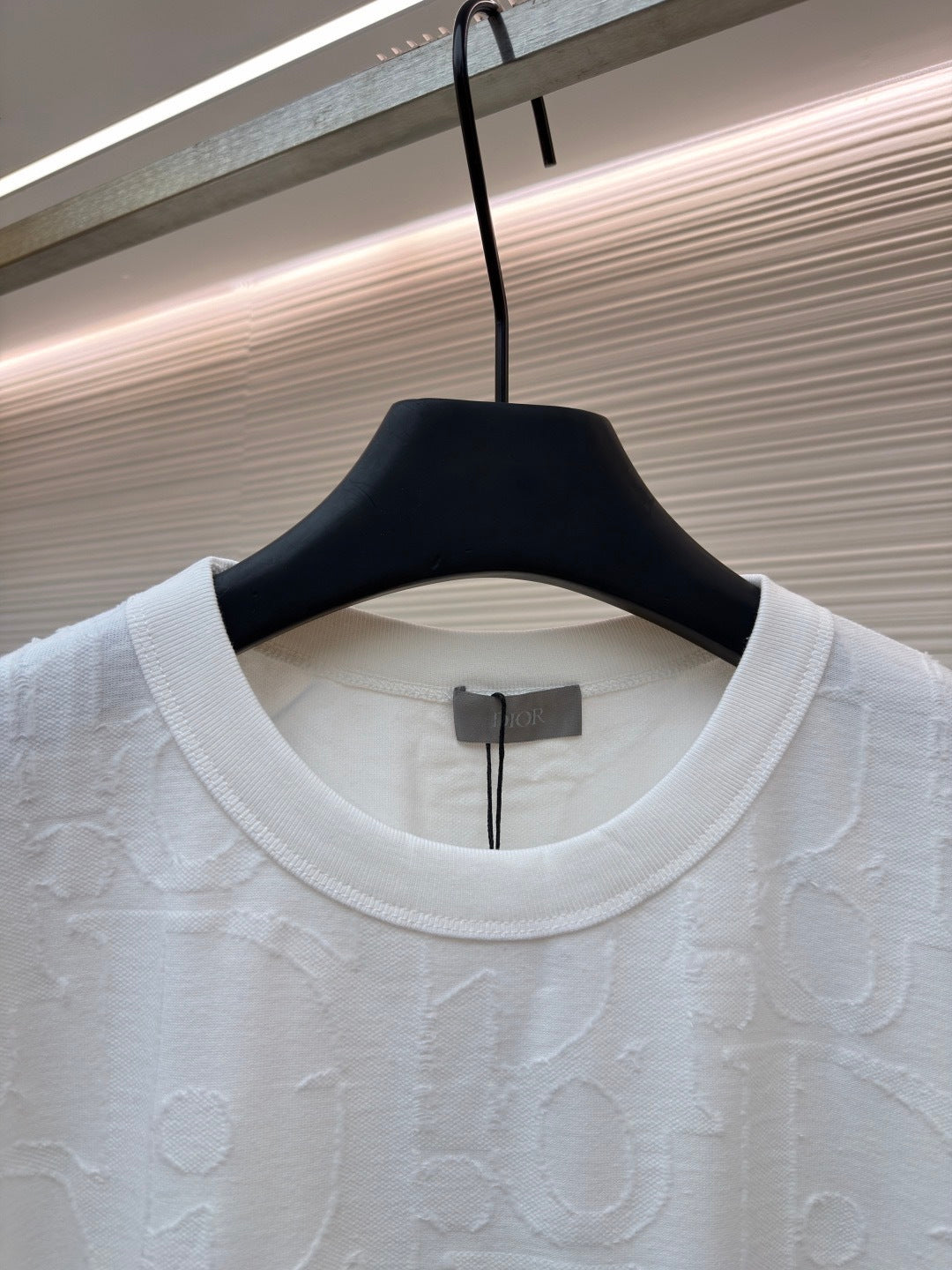 Dior Oblique T-Shirt "Deep Blue Cotton Jersey"