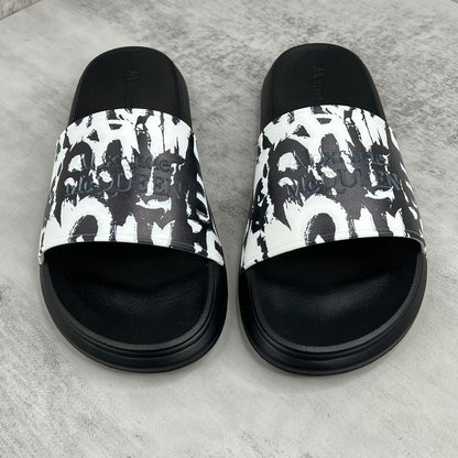 Alexander McQueen Slides "Black-White"